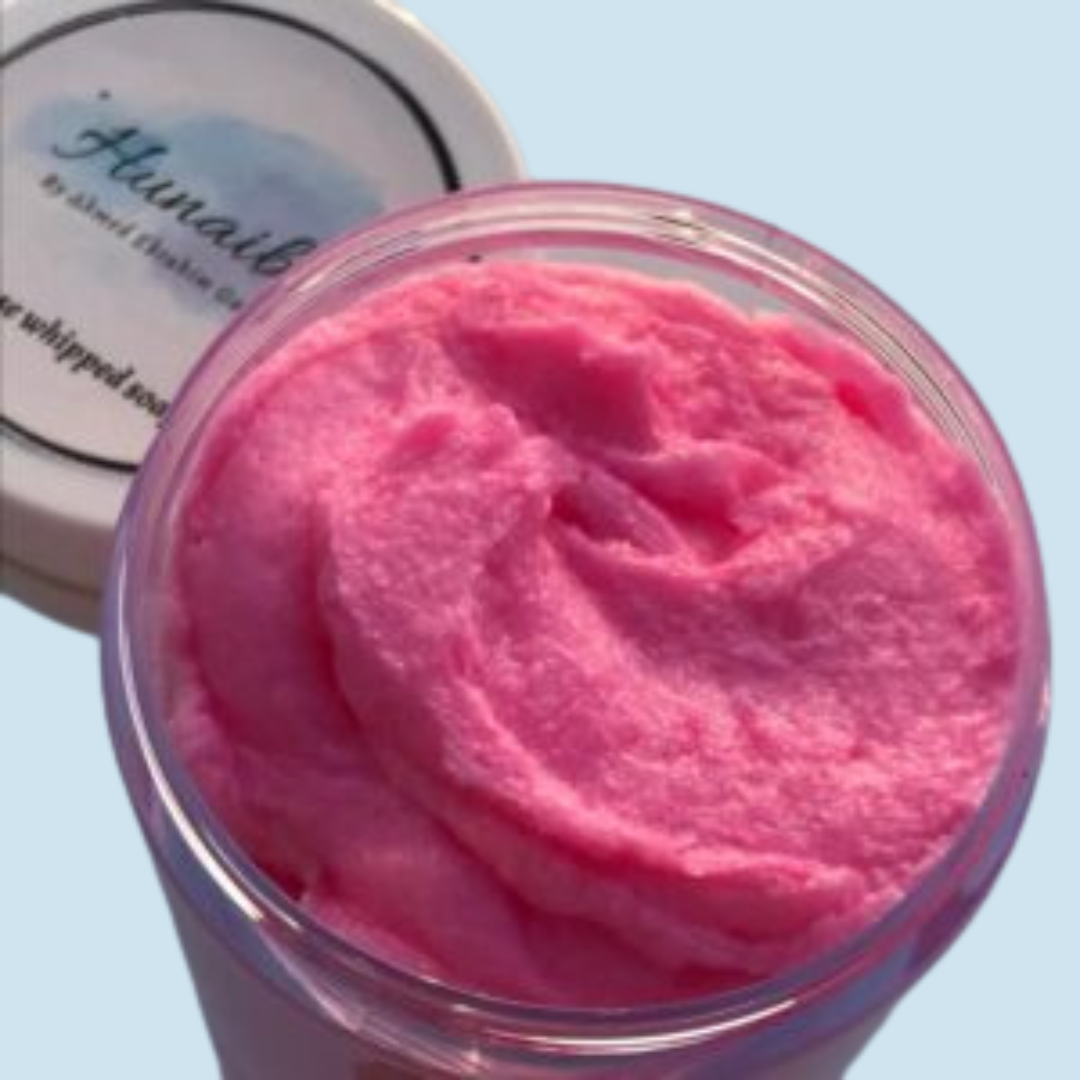 Rose whipped soap